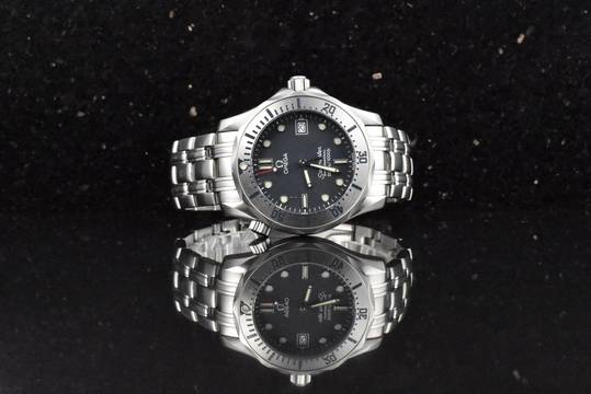  Omega Seamaster Diver 300 M Quarz 36MM 2260.50 Gray Dail - Vintage 