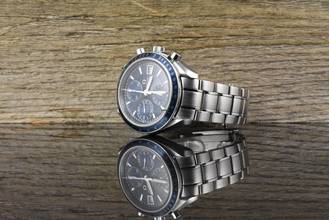 Thumbnail von Omega Speedmaster Date 321280 Blue Dail Chronograph Automatik