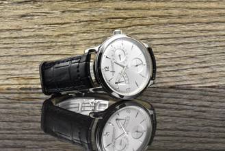 Thumbnail von Jaeger-LeCoultre Master Réserve de Marche Q1488404 / 140.8.93.S Stahl / Silver Dial B&P - 2008
