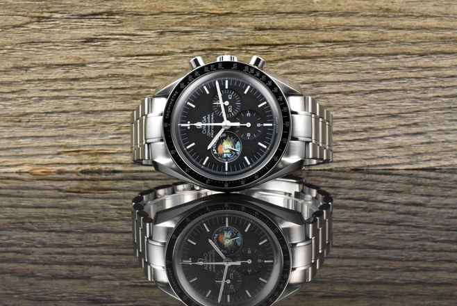  Omega Speedmaster Professional Moonwatch Apollo XI 25th Anniversary OMEGA SERVICE 3595.52.00 Limited Full Set 