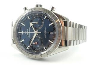 Thumbnail von Omega Speedmaster '57 Chronograph Blue New with Box and Papers