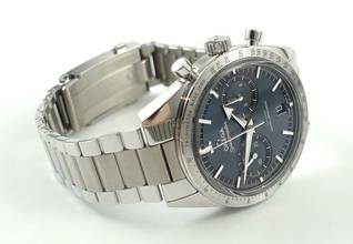 Thumbnail von Omega Speedmaster '57 Chronograph Blue New with Box and Papers