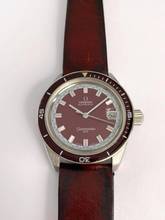 Thumbnail von Omega Seamaster 60 Automatic Automatik Vintage Diver Burgundy 166062 Big Crown 166062