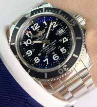 Thumbnail von Breitling Superocean II a17365C9 Full Set Blue Dial Box Papers a17365C9