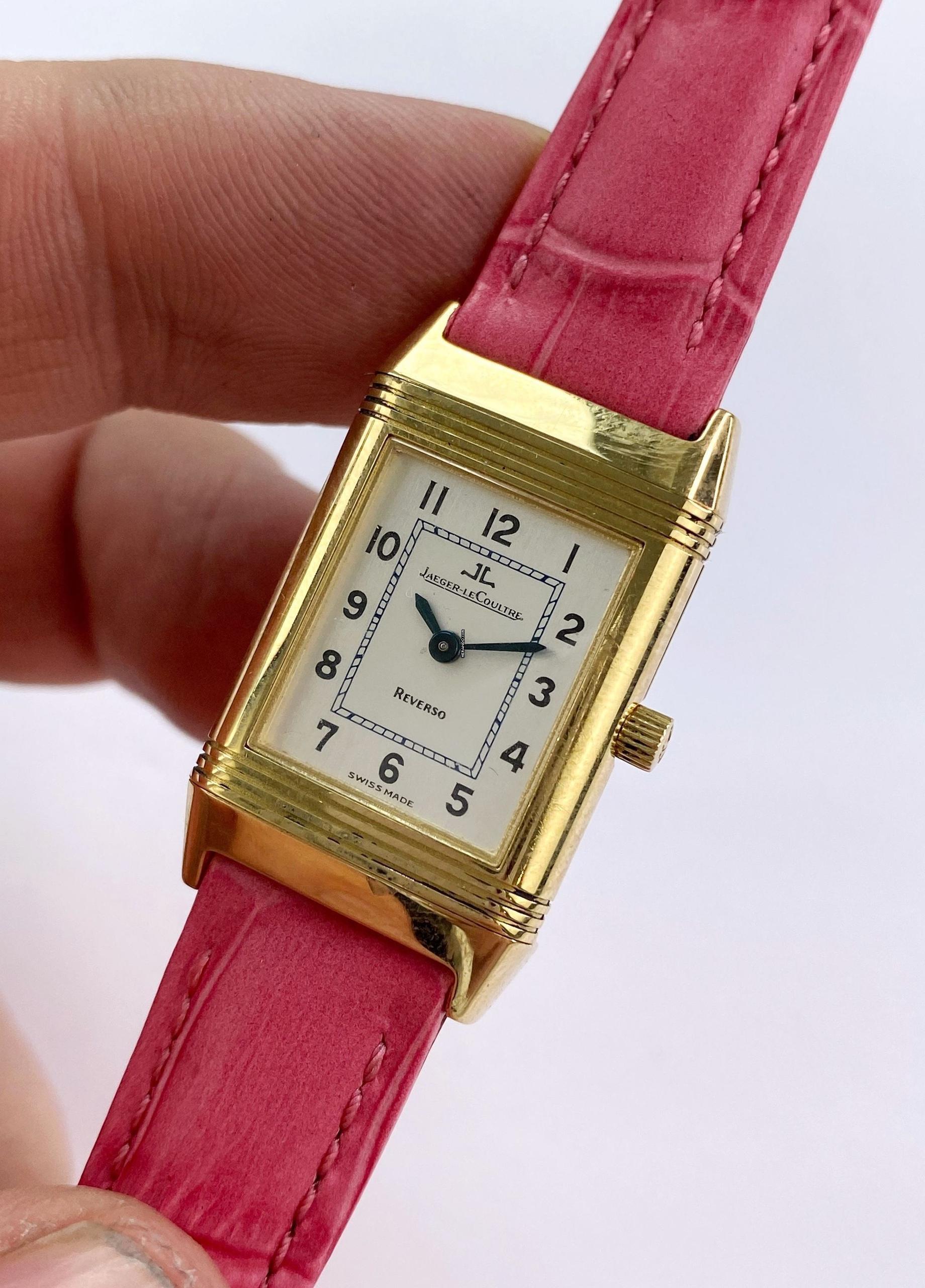  Jaeger-LeCoultre Reverso Lady Serviced Reverso Solid Gold Lady Damen ref 260186 260186 