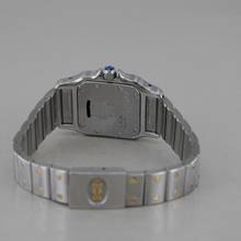 Thumbnail von Cartier Santos Galbée Stahl/18k Gold Mondphase ca. 23,5 x 35 mm