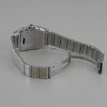 Thumbnail von Cartier Santos Galbée Stahl/18k Gold Mondphase ca. 23,5 x 35 mm