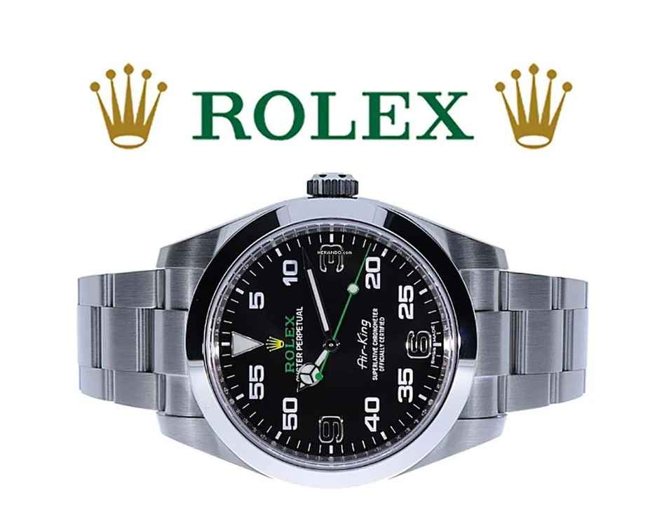 Rolex Air King WIE NEU AUS 2018 - SERVICE 2014 
