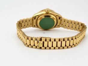 Thumbnail von Rolex Lady-Datejust 18 Kt. Gold top condition serviced Factory diamonds