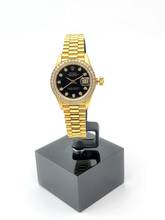 Thumbnail von Rolex Lady-Datejust 26 mm 18 Kt. Gold top condition serviced Factory diamonds