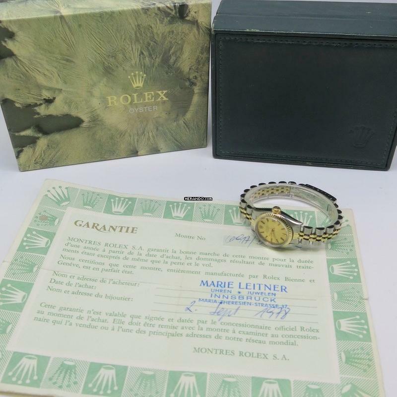 Thumbnail von Rolex Lady-Datejust Ref.6917 - Jahr: 1978 - Fullset Fullset