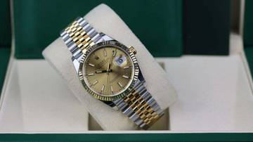 Thumbnail von Rolex Datejust 36 Steel Gold - Champagne - like New - Fullset - 11/2020