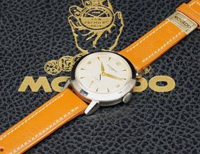Thumbnail von Movado STUNNING 1950'S NOS SPORT WITH FB WATERPROOF CASE VINTAGE RARE