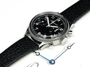 Thumbnail von Breguet Type XX - XXI - XXII RARE SPECIAL TYPE 20 XX FLYBACK FROM 1955 WITH EXTRACT