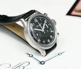 Thumbnail von Breguet Type XX - XXI - XXII RARE SPECIAL TYPE 20 XX FLYBACK FROM 1955 WITH EXTRACT