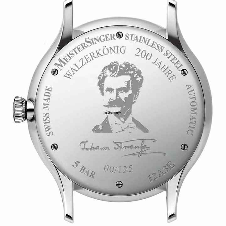  Meistersinger Pangaea Edition Johann Strauss Pangaea Herrenuhr Automatik - ED-PMN-STRAUSS 