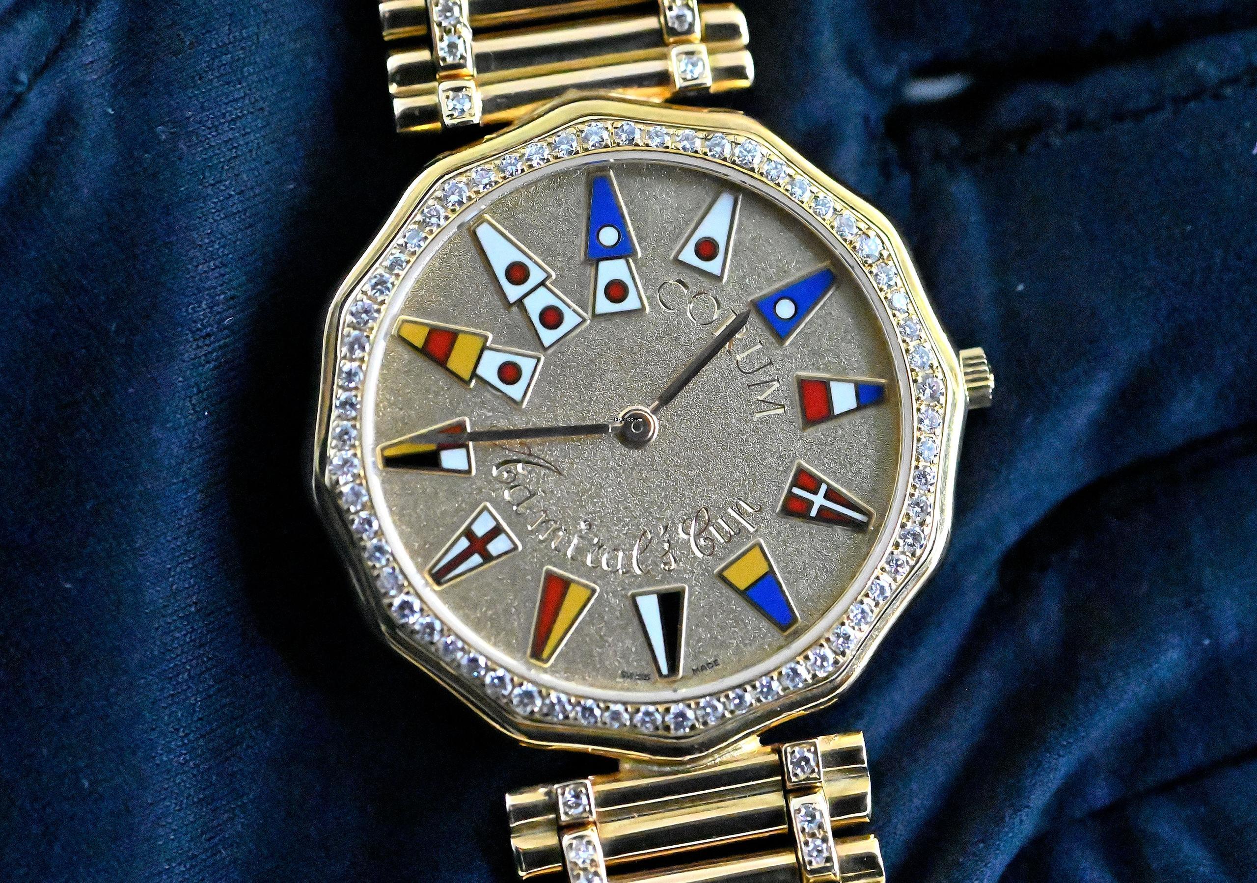 Corum Admiral's Cup 44.810.65 V067 A012 | Diamond | orig. gold bracelet