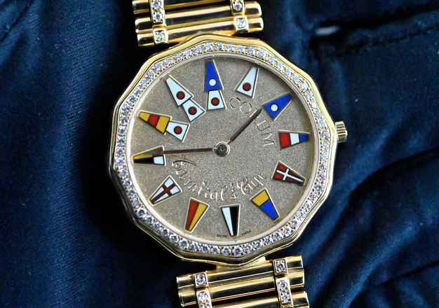  Corum Admiral's Cup 44.810.65 V067 A012 | Diamond | orig. gold bracelet 