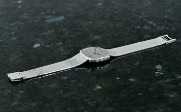 Thumbnail von Piaget rare Vintage TV Screen | 9501 | Clous De Paris | white gold