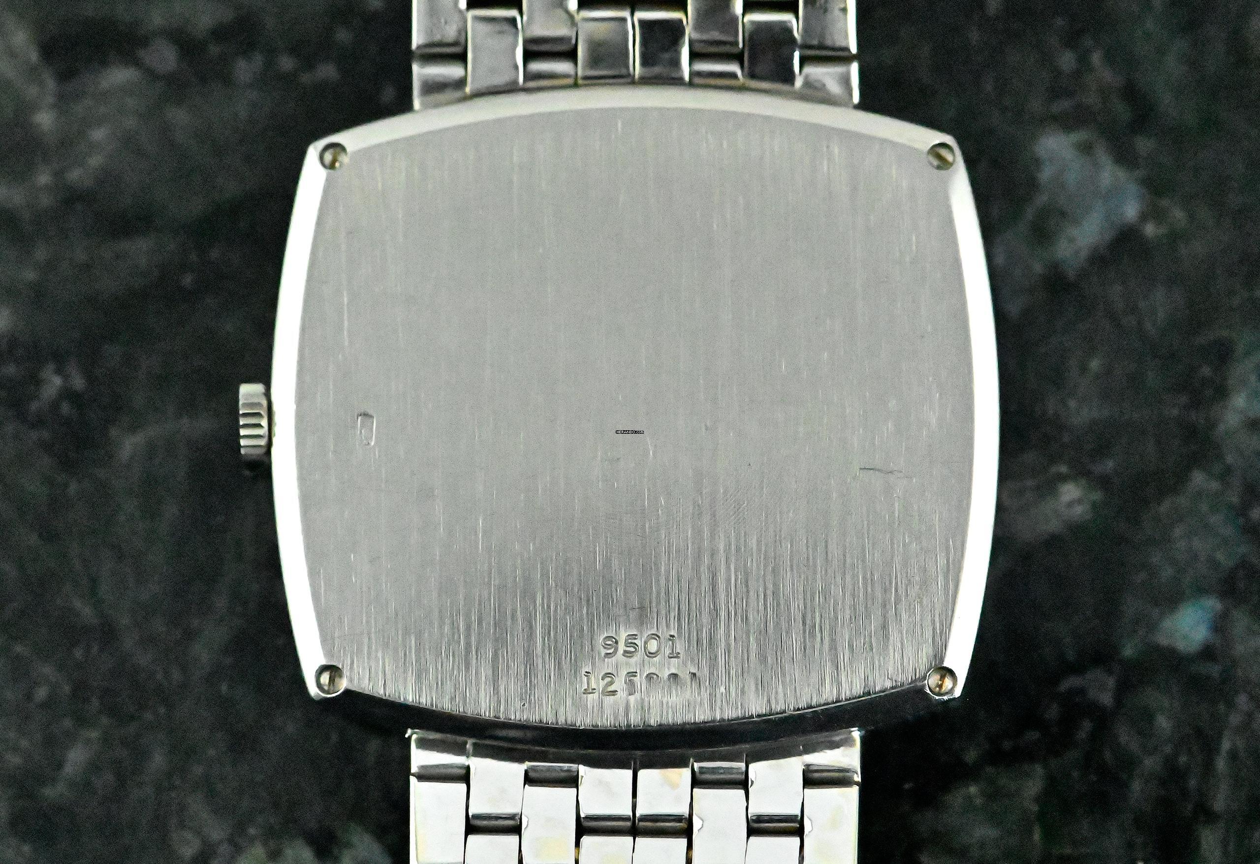 Thumbnail von Piaget rare Vintage TV Screen | 9501 | Clous De Paris | white gold