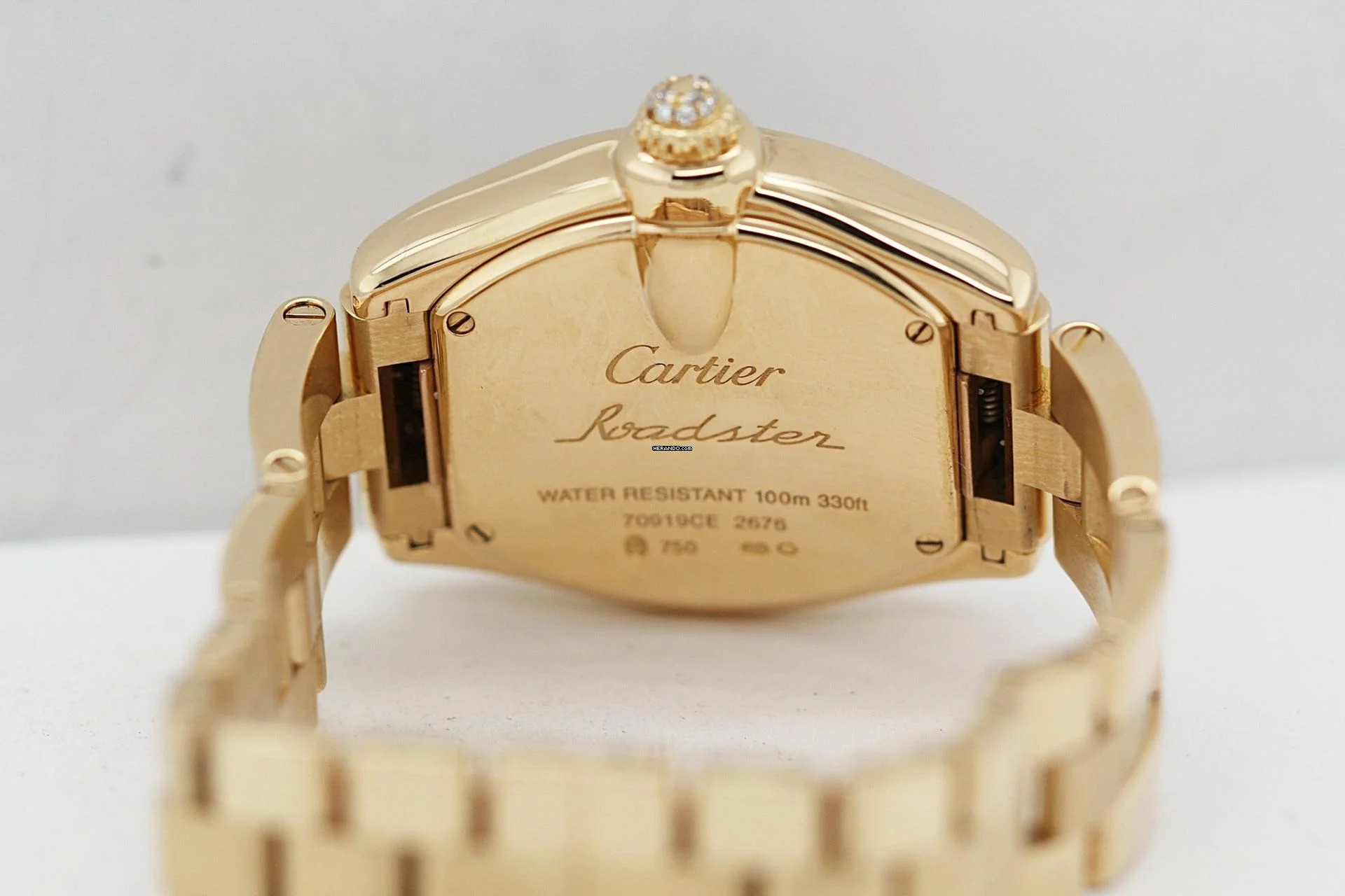 Thumbnail von Cartier Roadster Dial Ladies Quartz Roadster 18k Watch Full-Set
