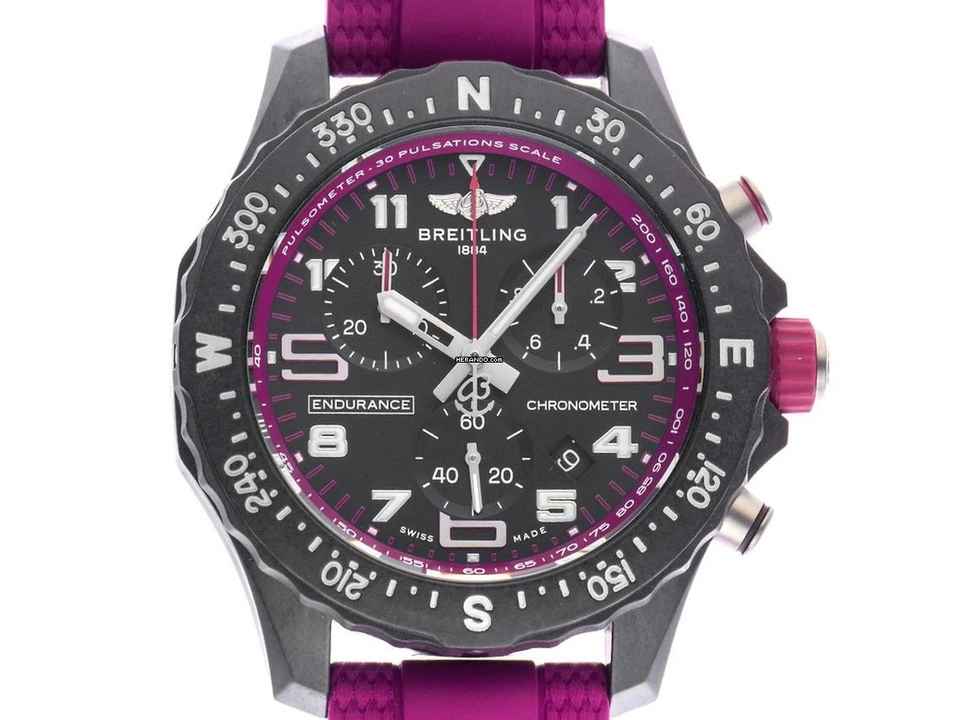  Breitling Endurance Pro Breitlight Ref.X83310F61B1S1 2025 Full Set Ungetragen Endurance Pro Lila 38mm 