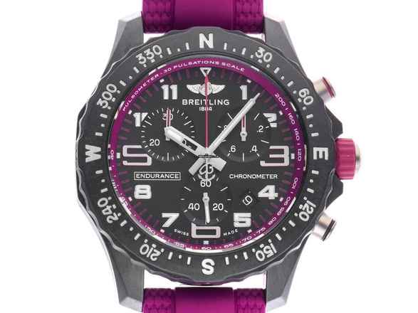  Breitling Endurance Pro Breitlight Ref.X83310F61B1S1 2025 Full Set Ungetragen Endurance Pro Lila 38mm 