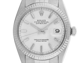 Thumbnail von Rolex Datejust 36 Ref.1601 1968 Box&Beschreibung sehr gut Vintage Datejust Stahl 18kt Weißgold