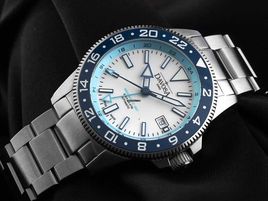 Thumbnail von Davosa Argonautic World Traveller Ref.161.542.40 Full Set Neu Argonautic World Traveller