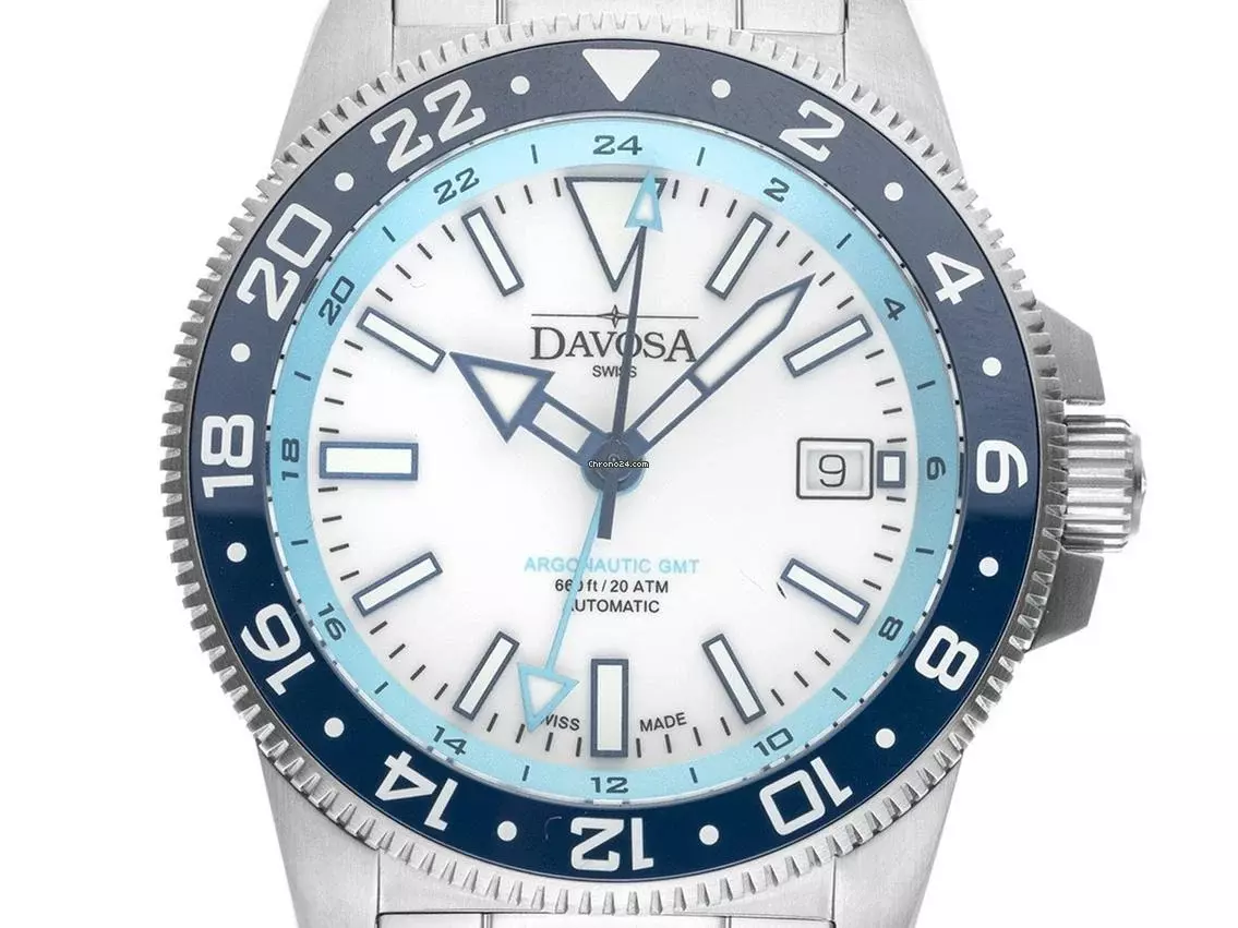Thumbnail von Davosa Argonautic World Traveller Ref.161.542.40 Full Set Neu Argonautic World Traveller