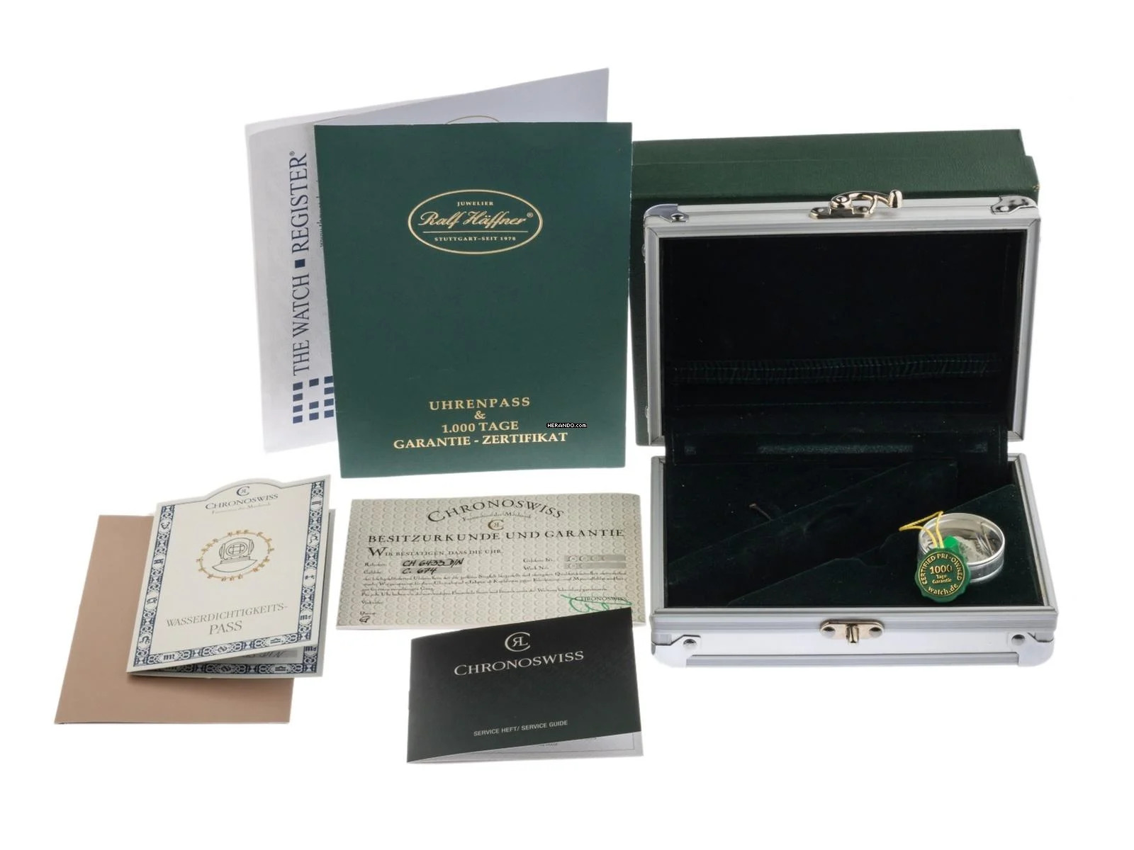 Thumbnail von Chronoswiss Timemaster Ref.CH 6433 D/N 2010 Full Set sehr gut Vintage Timemaster 24H