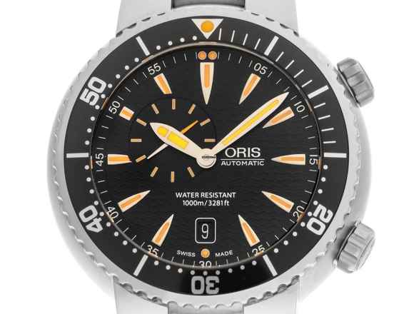  Oris Aquis Small Second Diving Divers Small Second Date Ref.01 743 7609 8454-07 8 24 01PEB 2012 sehr gut Vintage Diving Divers Small Second Date 