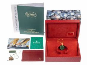 Thumbnail von Rolex Yacht-Master Medium Ref.68623 1996 Box&Beschreibung sehr gut Vintage Yacht-Master Medium open 6/9