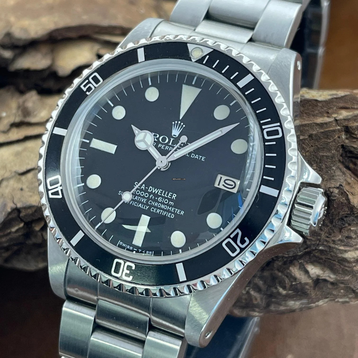 Rolex Sea-Dweller Sea-Dweller Great White MK1 - FULLSET 1982 - Ref. 1665 - superdomed Crystal double punched EU-papers 