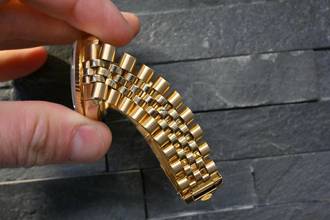 Thumbnail von Rolex Datejust 36 Oyster Perpetual Datejust 18k Yellow Gold 16018 Tiger Eye LC100 Tigerauge