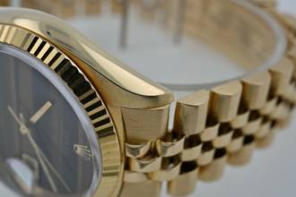 Thumbnail von Rolex Datejust 36 Oyster Perpetual Datejust 18k Yellow Gold 16018 Tiger Eye LC100 Tigerauge