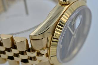 Thumbnail von Rolex Datejust 36 Oyster Perpetual Datejust 18k Yellow Gold 16018 Tiger Eye LC100 Tigerauge