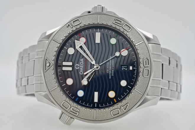  Omega Seamaster 300 Professional Chronometer Blue Dial Beijing 2022 52230422003001 