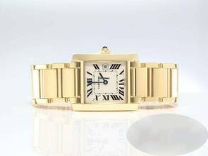 Thumbnail von Cartier Tank Française Gelbgold 750 Lady Damen 18kt Yellow Gold