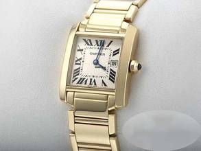 Thumbnail von Cartier Tank Française Gelbgold 750 Lady Damen 18kt Yellow Gold