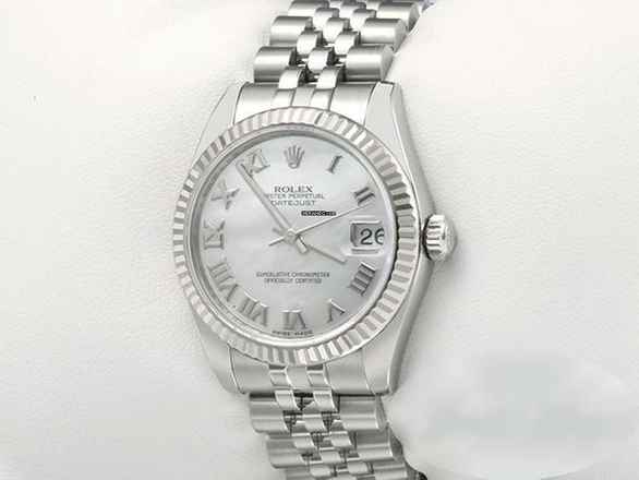  Rolex Datejust 31 31mm Medium 178274 2010 Stahl Weissgold 750 Perlmutt Automatik Stainless Steel 18kt White Gold Jubilé-band Chronometer Oyster 