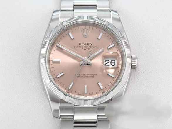  Rolex Oyster Perpetual Date 34mm Edelstahl 115210 2010 Damen Herren Stahl Stainless Steel Oyster-band Chronometer 