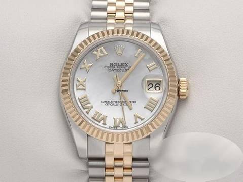  Rolex Lady-Datejust 31mm 178273 Stahl Gelbgold 750 Perlmutt 2015 Automatik Gold 