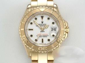 Thumbnail von Rolex Yacht-Master 29mm Gelbgold 750 Automatik 18kt Yellow Gold Damen Oyster-band Chronometer White Dial