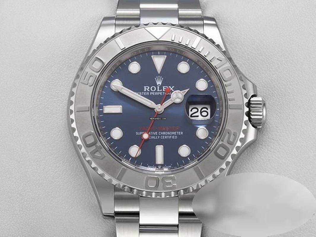 Rolex Yacht-Master 40 126622 2021 Stahl Platin 40mm Automatik Yacht Master Stainless Steel Oyster-band Chronometer Blue Dial
