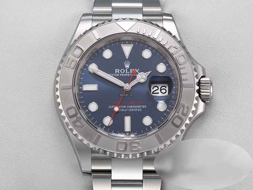  Rolex Yacht-Master 40 126622 2021 Stahl Platin 40mm Automatik Yacht Master Stainless Steel Oyster-band Chronometer Blue Dial 