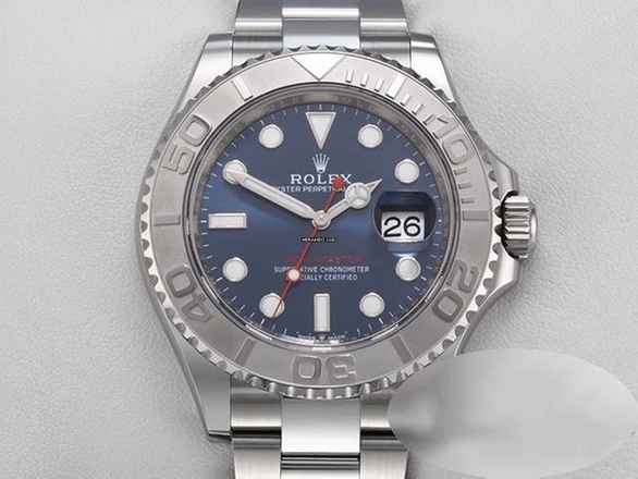  Rolex Yacht-Master 40 126622 2021 Stahl Platin 40mm Automatik Yacht Master Stainless Steel Oyster-band Chronometer Blue Dial 
