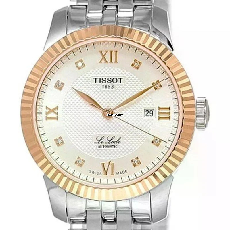  Tissot Le Locle gold bezel 29mm NEW FULL SET 