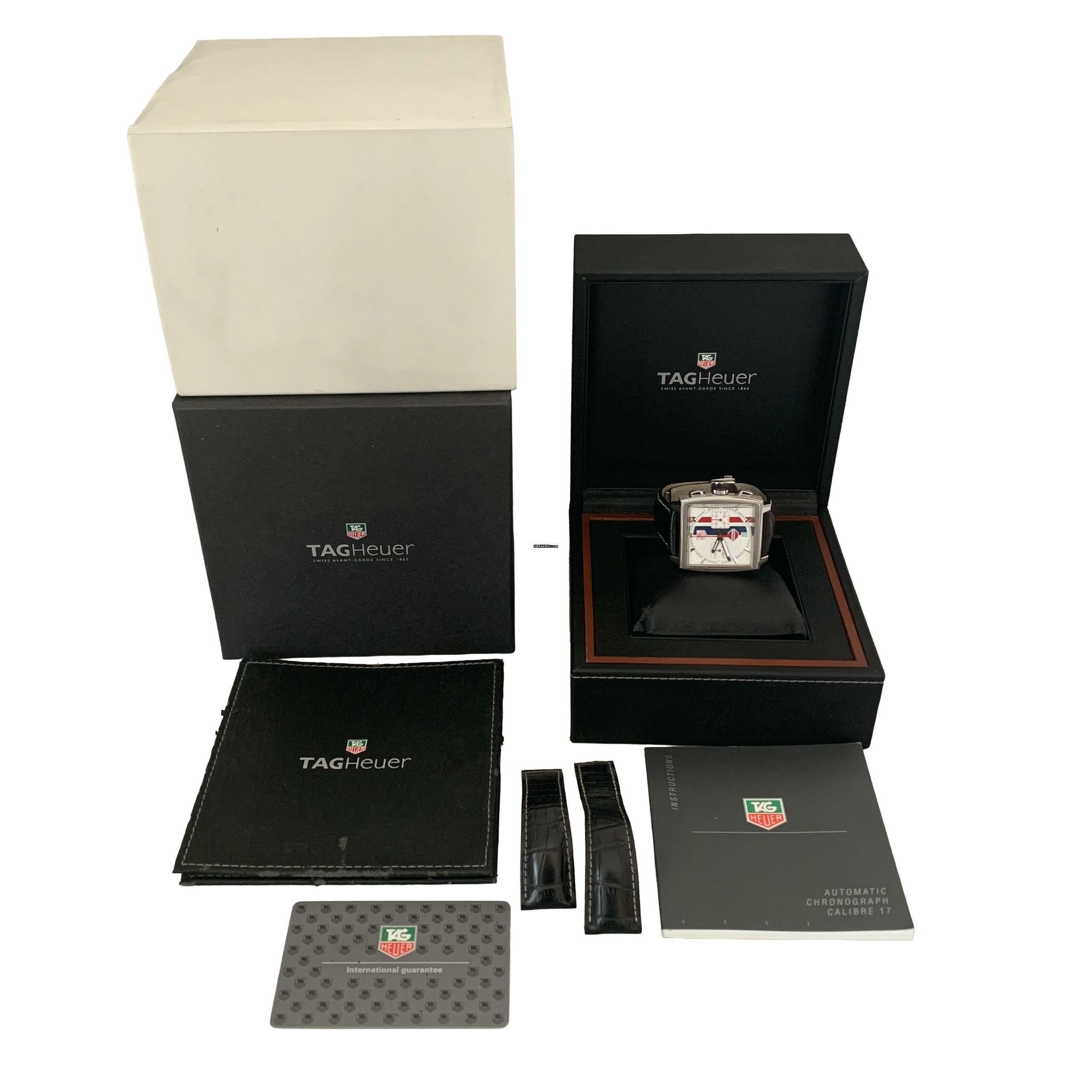 Thumbnail von TAG Heuer Monaco chronograph CW2118 Gulf 2006 Limited Edition Full Set