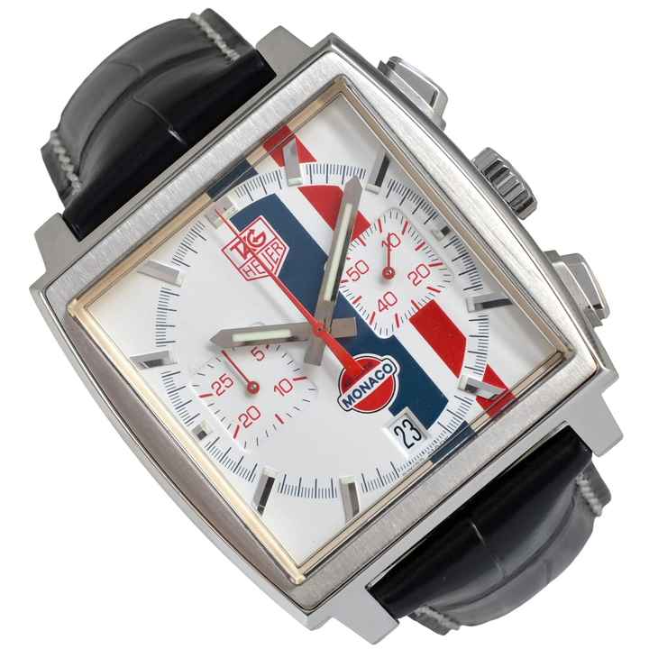  TAG Heuer Monaco chronograph CW2118 Gulf 2006 Limited Edition Full Set 